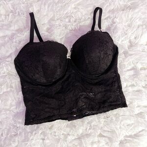 𝜗𝜚Victoria’s Secret Pink Wink balconette corset top